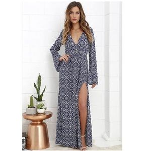 Lulus Mandala Daydream printed maxi dress